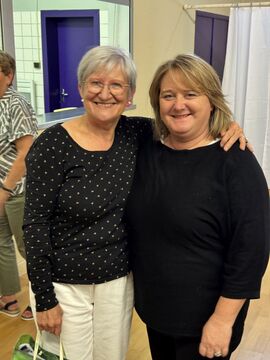 Marie Lebrun Mimica in Janja Konestabo, dirigentka Kettejevcev in Kaline